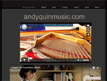 Tablet Screenshot of andyquinmusic.com